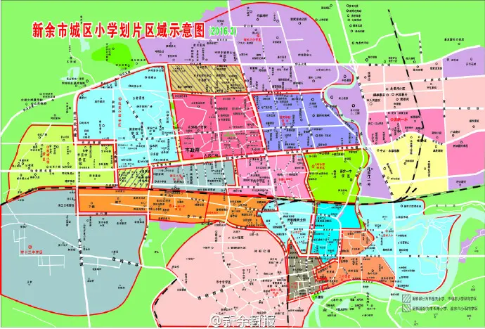 新余市2016-2017学年度义务教育学区划分与招生方案