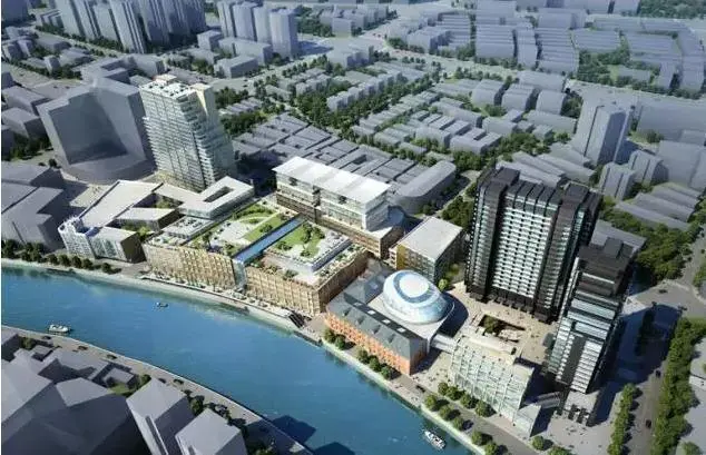 上海华侨城苏河湾楼盘示意图