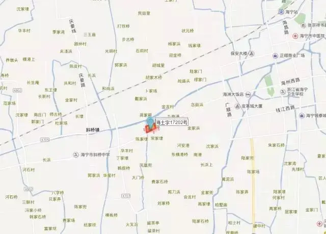 嘉兴海宁市出让2宗商住地,均位于斜桥镇硖斜公路北侧,丁屠公路西侧,总