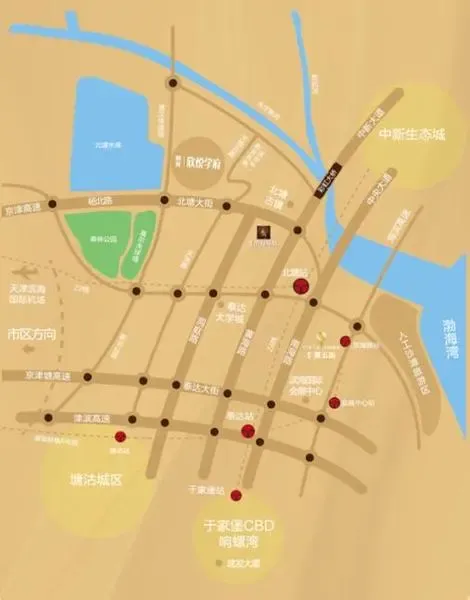 【天津】项目 :北塘,滨海新区冉冉升起的璀璨明珠