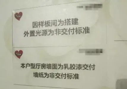 在定州,参观样板间 你有注意到"非交房标准"吗?