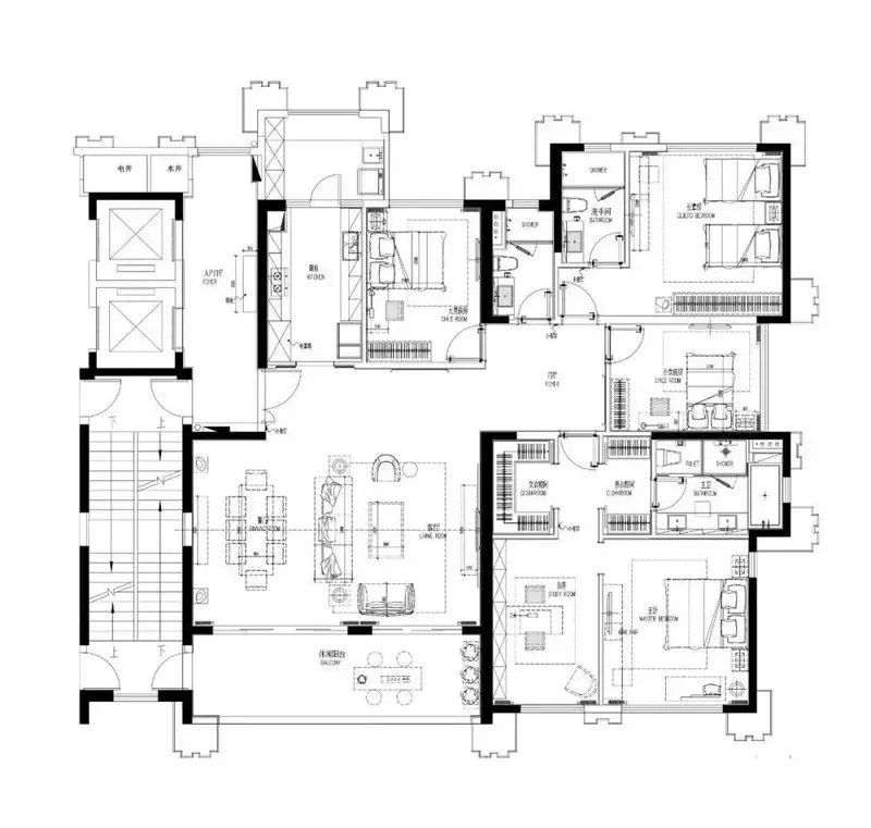 武汉装饰鹤立装饰金都汉宫高档江景住宅承续优雅气质引领都市风尚